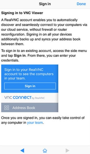 VNC viewer