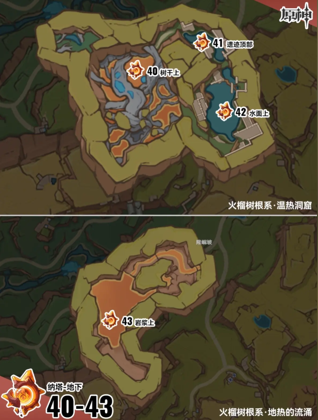 原神纳塔火神瞳分布图 108个火神瞳全收集攻略
