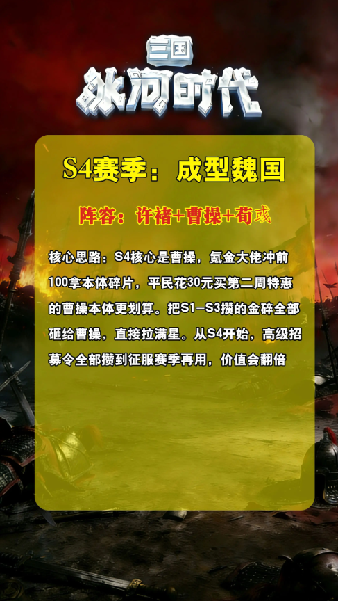三国冰河时代魏国最强阵容搭配 三国冰河时代魏国阵容推荐