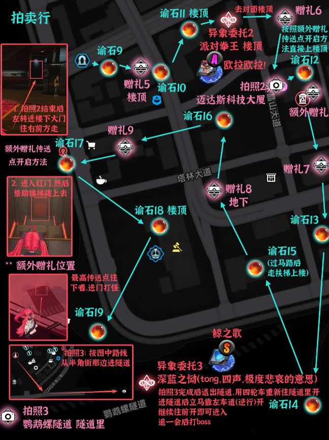 异环赫兰德区地图内容全收集 赫兰德区有哪些资源奖励