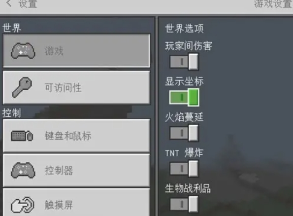 我的世界java版如何能显示坐标?