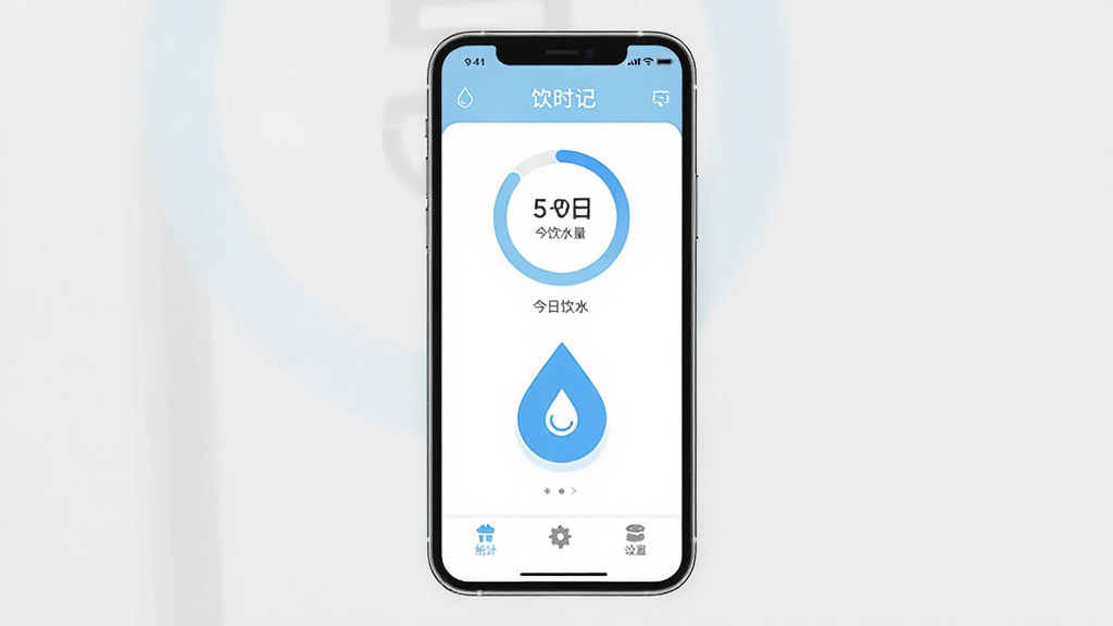 图片中展示一部智能手机,屏幕中间是