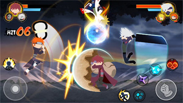 火柴人忍者3v3竞技场游戏(Stick Ninja 3v3)4