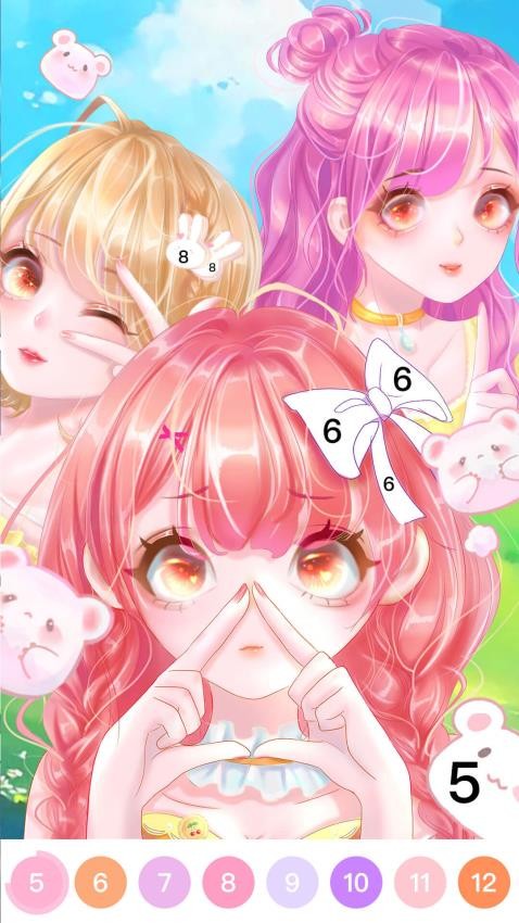 花花填色1