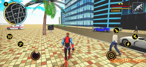 飞天蜘蛛超级英雄手游(Flying Spider Super Hero - Vegas Crime City Battle)1