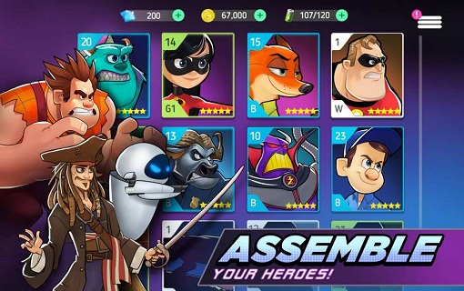 迪士尼英雄战斗模式中文版(Disney Heroes)2