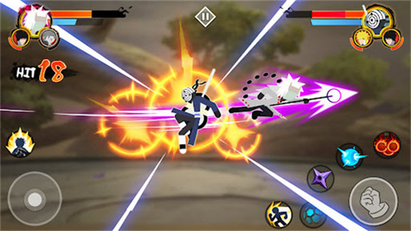 火柴人忍者3v3竞技场游戏(Stick Ninja 3v3)0