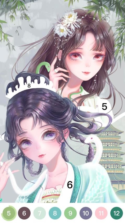 花花填色0