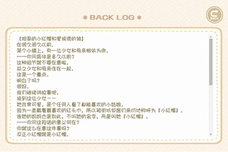 坦率的小红帽游戏1