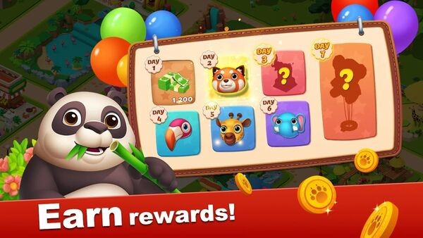 动物园瓷砖动物公园规划师游戏(Zoo Tiles)1
