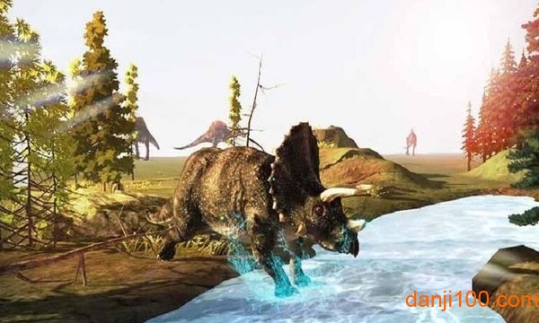 三角龙模拟器中文版(Triceratops Simulator Dinosaur Pet Racing 2017)1
