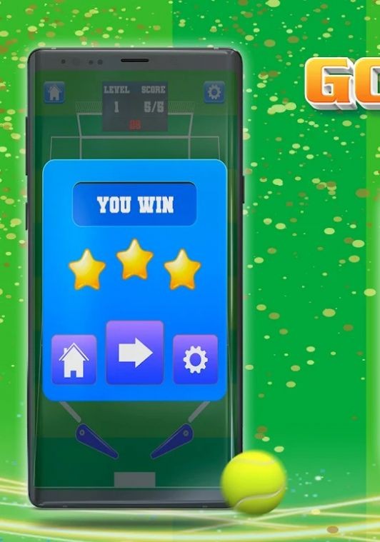 网球目标挥打游戏0