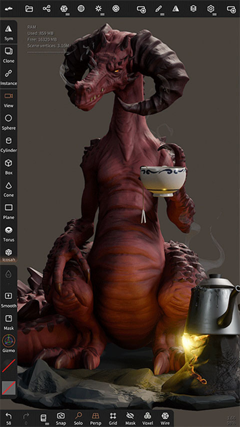 Nomad Sculpt 3d雕刻建模1