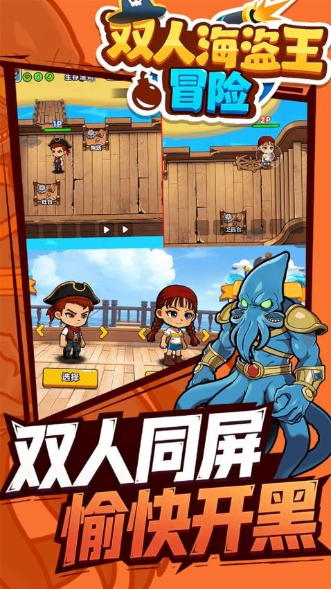 双人海盗王冒险游戏