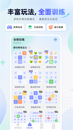 舒尔特方格训练1