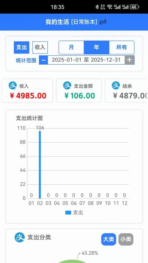 小中记账本app免费版1