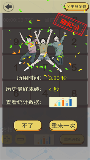 舒尔特表格0