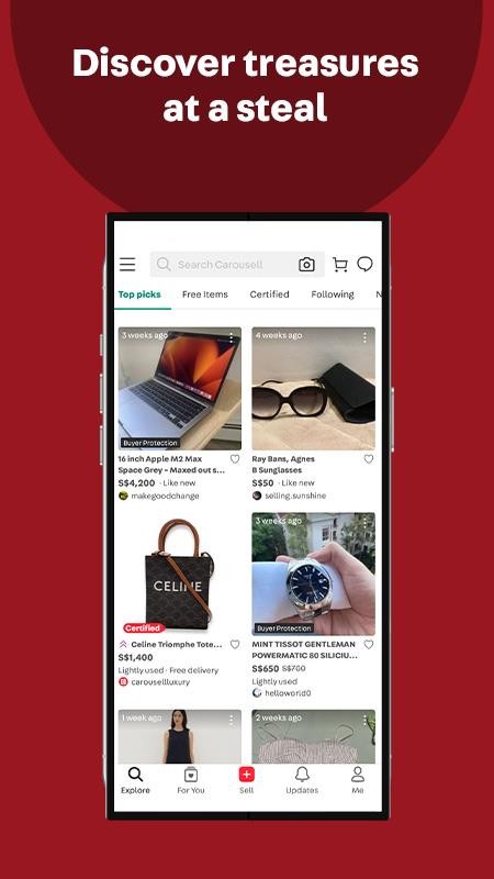 Carousell二手交易平台3