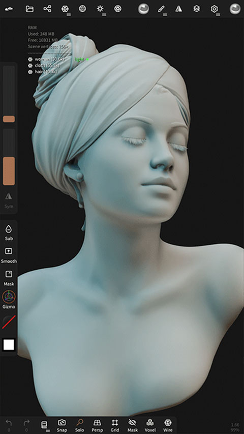 Nomad Sculpt 3d雕刻建模0