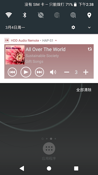 索尼HDD Audio Remote0
