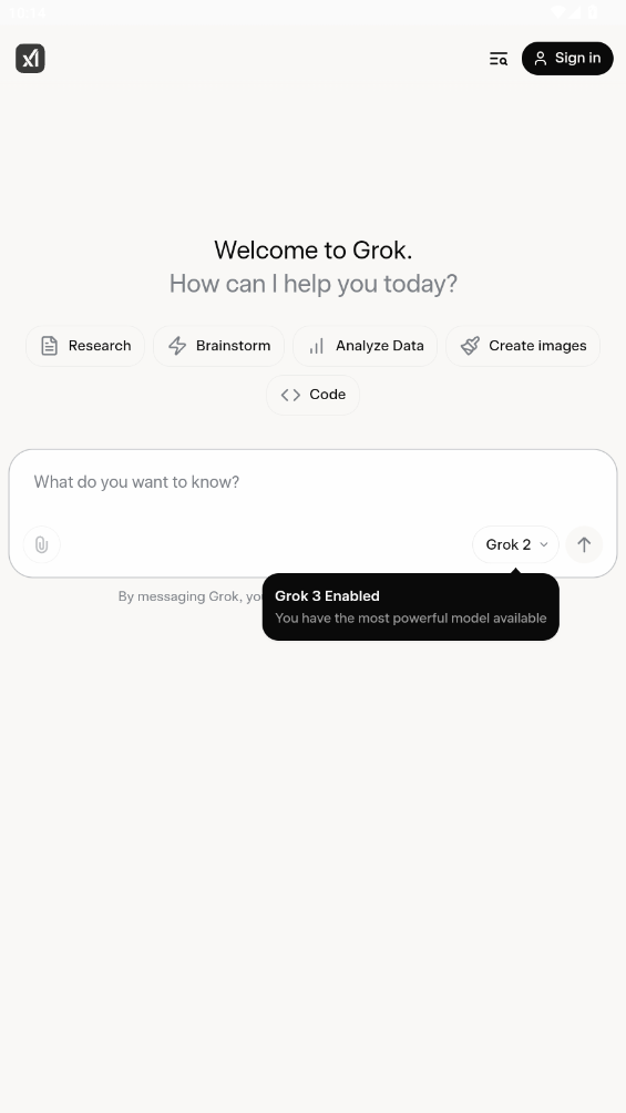grok ai官方中文版0