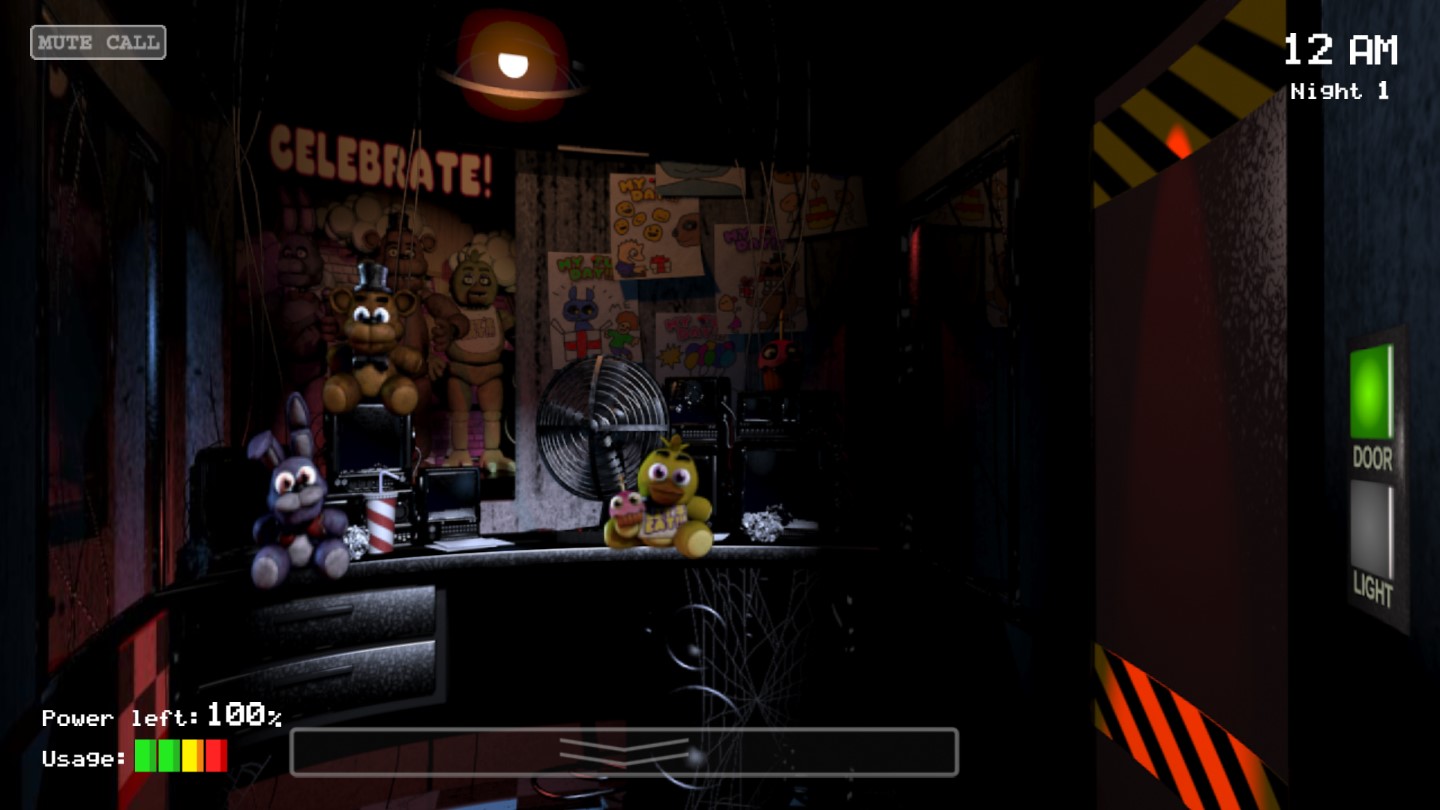 Five Nights at Freddys玩具熊的五夜后宫1无限电量版2