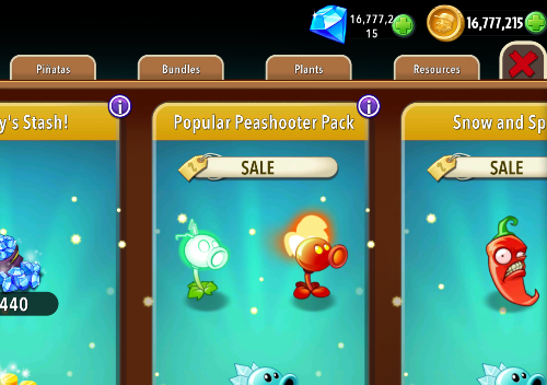 植物大战僵尸2无限金币钻石0阳光版