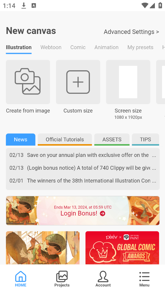 clip studio paint手机版1