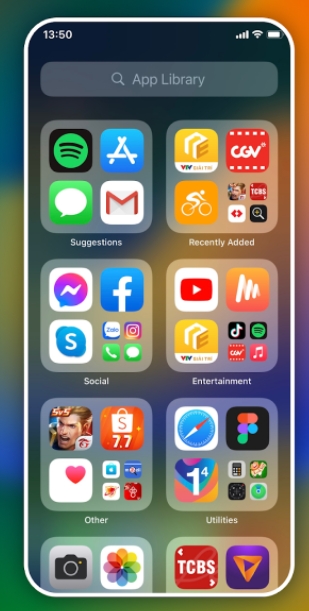 安卓仿IOS16桌面启动器最新版(iLauncher)