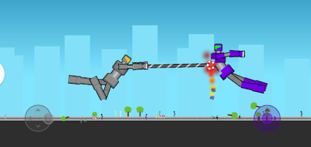 双人游戏机甲棒斗士安卓版MechaStick Fighter1