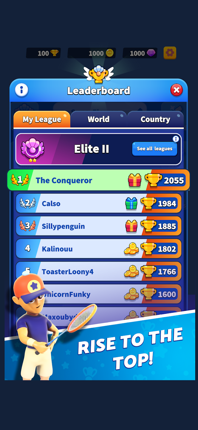 扣杀羽毛球3D游戏手机版Smash Badminton0