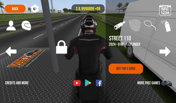 摩托平衡3D更新0.17版(Moto Wheelie 3D) 摩托平衡3D更新0.17版(Moto Wheelie 3D)