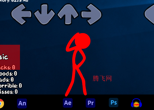 FNF五色火柴人模组版Animation vs Friday Night Funkin