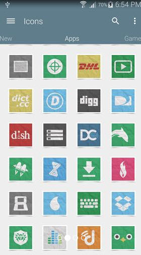 Paper皱纸图标包app0