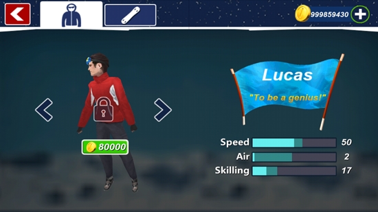 滑雪大师3D破解版Snowboard Master