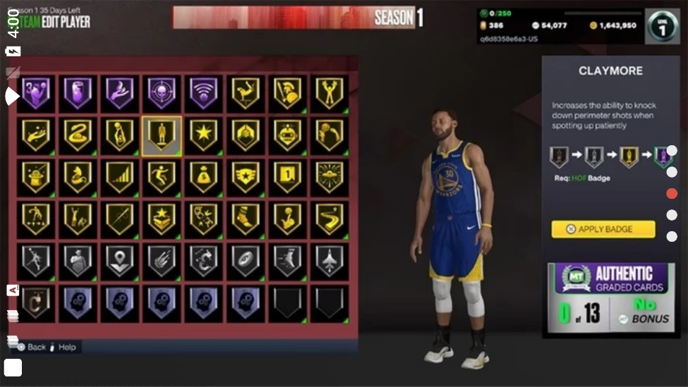 NBA 2K23我的团队澳大利亚测试服1