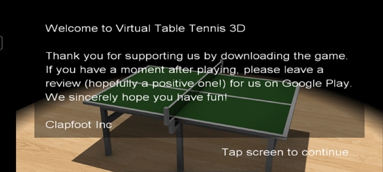 虚拟乒乓球最新版(Virtual Table Tennis 3D)