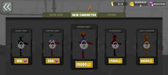 火柴人竞速毁灭无限金币钻石版 火柴人竞速毁灭无限金币钻石版