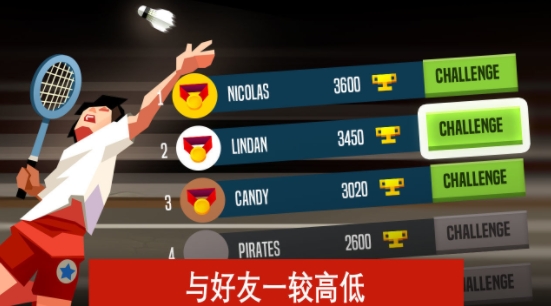 羽毛球高高手2021无限金币版 羽毛球高高手2021无限金币版