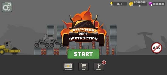 火柴人竞速毁灭无限金币钻石版 火柴人竞速毁灭无限金币钻石版