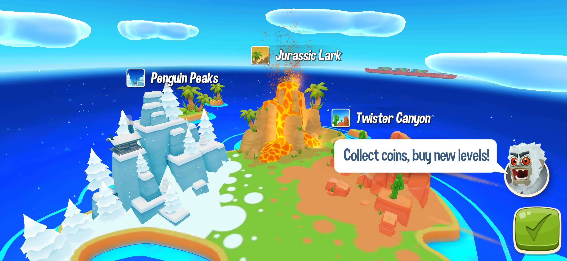 滑雪大冒险2全地图全角色解锁版2