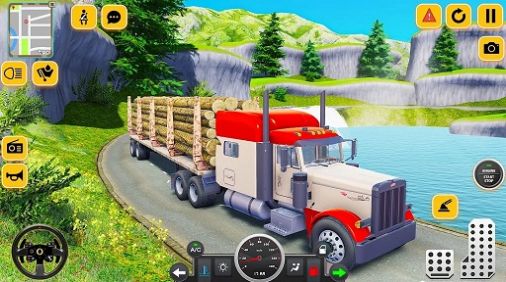 Log Cargo Transport Truck Game原木货运卡车游戏最新版2