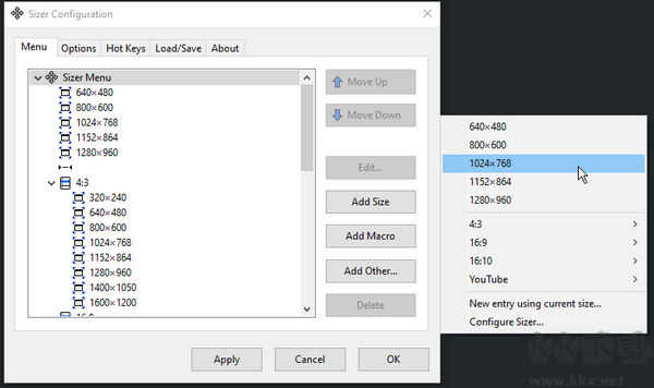 Sizer(窗口调整工具)
