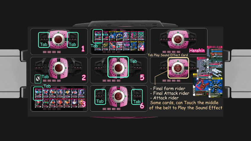 海东假面骑士帝骑变身器手机版Neo Decade Belt0