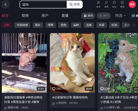 抖音web端登录版