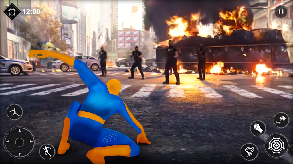 蜘蛛英雄绳索英雄官方版Miami Rope Hero Spider Hero Fighting4