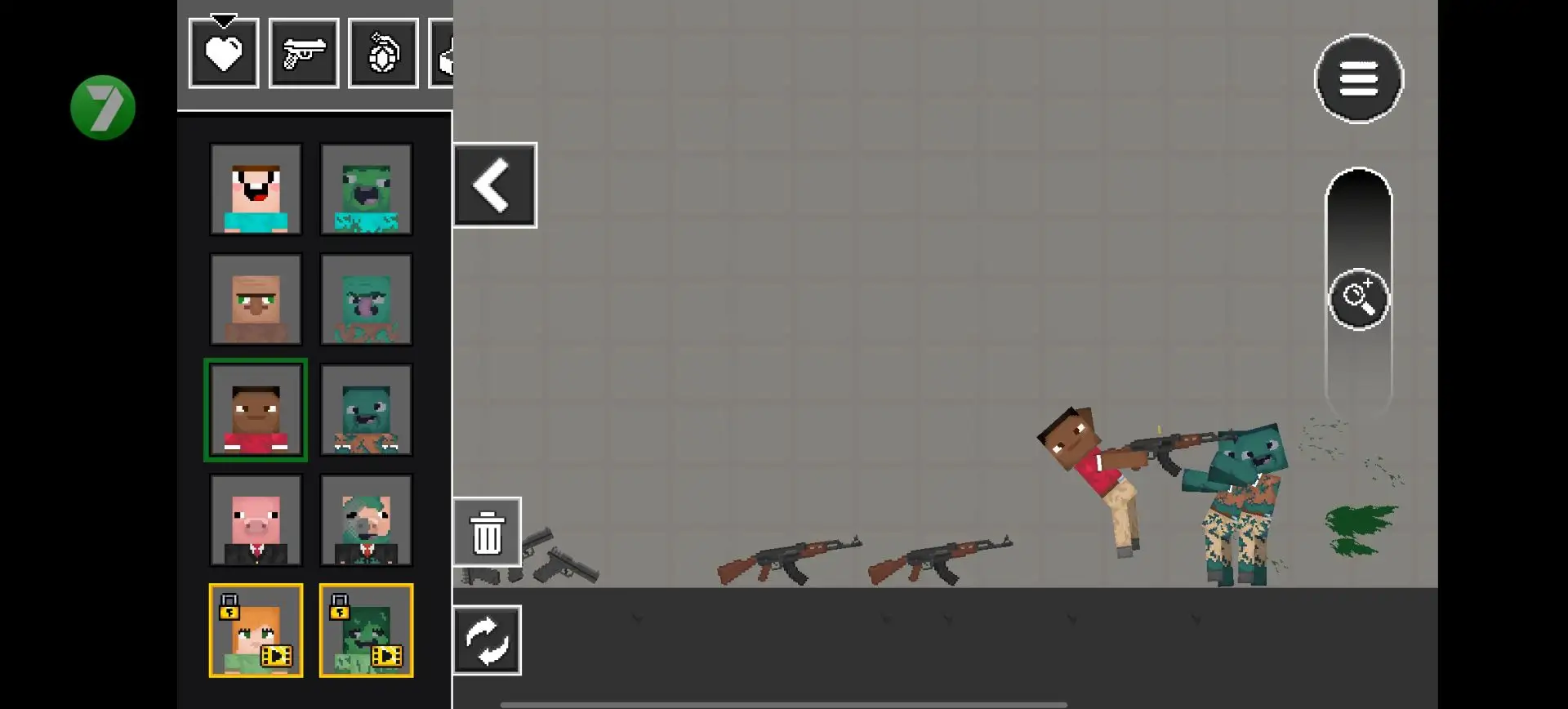 火柴人僵尸游乐场手游官方版1