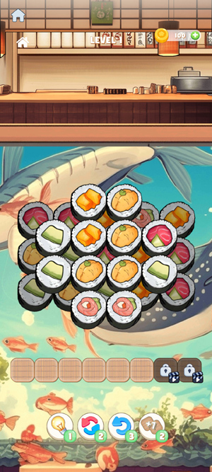 三重寿司配对拼图游戏最新版(Triple Sushi Match)