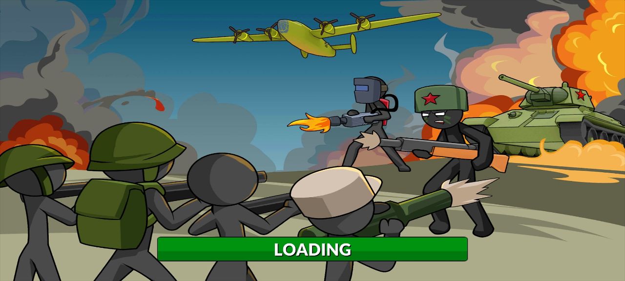 火柴人第二次世界大战游戏(Stickman WW2)3