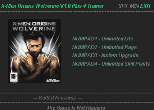 X战警前传金刚狼修改器 X战警前传金刚狼修改器最新版下载